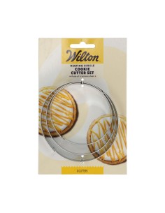 Wilton Koekjes Uitsteker Set Cirkel -3st-
