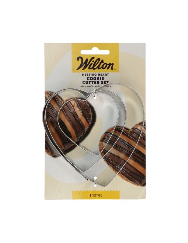 Wilton Koekjes Uitsteker Set Hart -3st-
