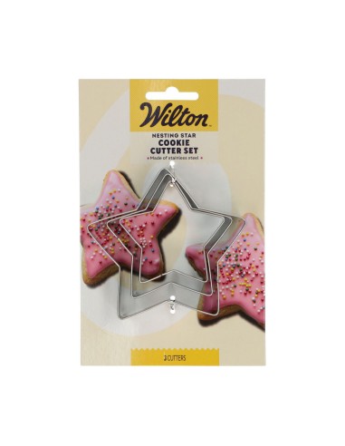 Wilton Koekjes Uitsteker Set Ster -3st-