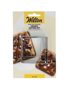 Wilton Koekjes Uitsteker Set Vierkant -3st-