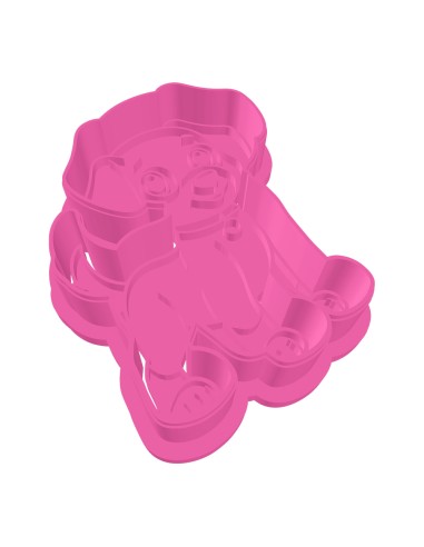 3D Uitsteker op Maat: Puppy met Stempel