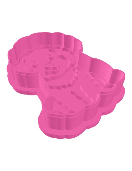 3D Uitsteker op Maat: Labradoodle met Stempel