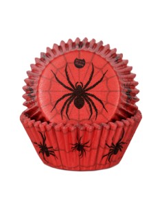 House of Marie Baking Cups Spider -48st-