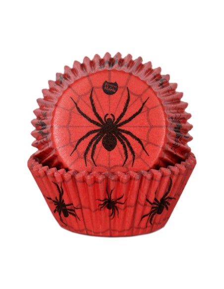 House of Marie Baking Cups Spider -48st-