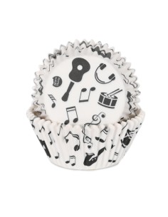 House of Marie Baking Cups Muziek -48st-