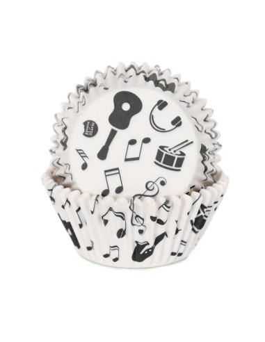 House of Marie Baking Cups Muziek -48st-