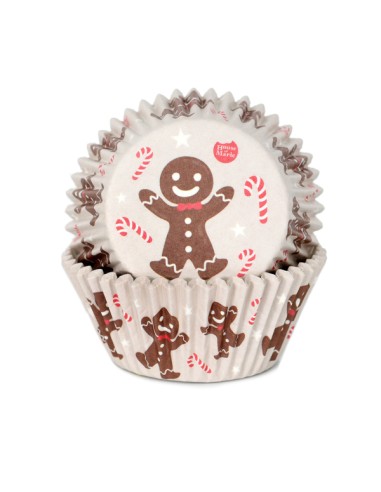 House of Marie Baking Cups Gingerbread -48st-