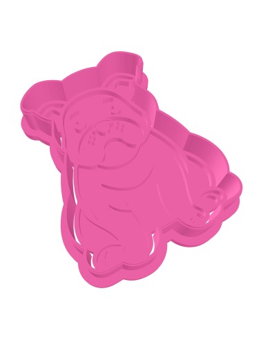 3D Uitsteker op Maat: Bulldog met Stempel