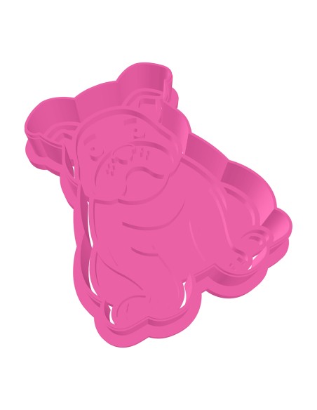 3D Uitsteker op Maat: Bulldog met Stempel