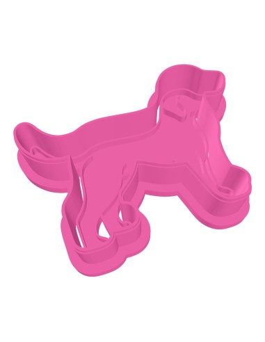 3D Uitsteker op Maat: Hond met Stempel