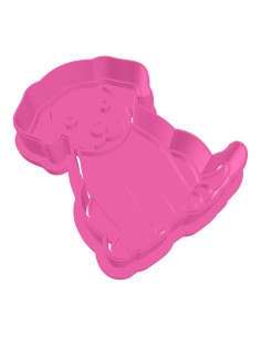 3D Uitsteker op Maat: Hond Zittend met Stempel 2