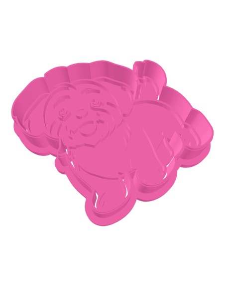 3D Uitsteker op Maat: Westie met Stempel