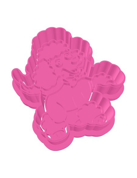 3D Uitsteker op Maat: Poedel met Stempel