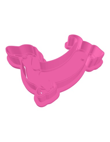 3D Uitsteker op Maat: Teckel met Stempel