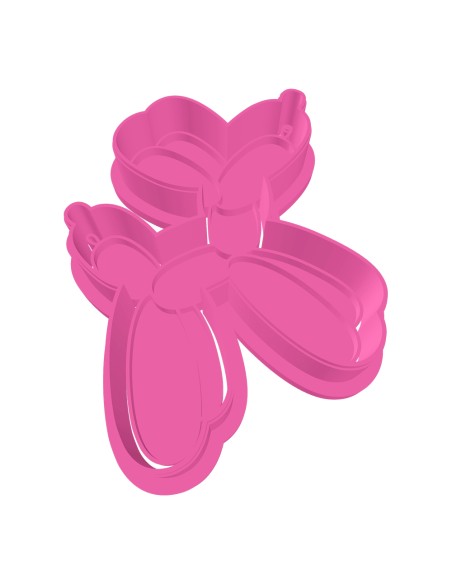 3D Uitsteker op Maat: Ballon Hond met Stempel