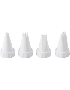 Wilton Spuitmondjes Set Ster, Rond, Blad en Bloemblad