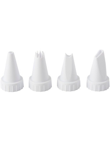 Wilton Spuitmondjes Set Ster, Rond, Blad en Bloemblad