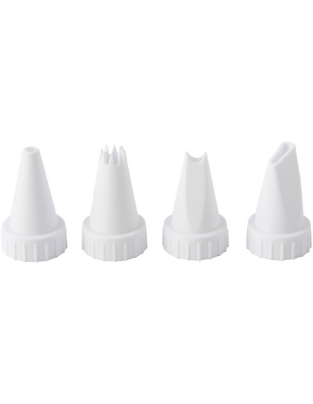 Wilton Spuitmondjes Set Ster, Rond, Blad en Bloemblad