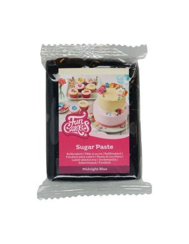 FunCakes Rolfondant Blauw Midnight Blue -250gr-