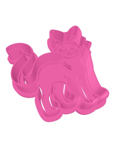 3D Uitsteker op Maat: Kat met Stempel