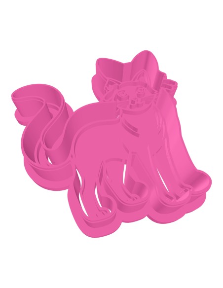 3D Uitsteker op Maat: Kat met Stempel