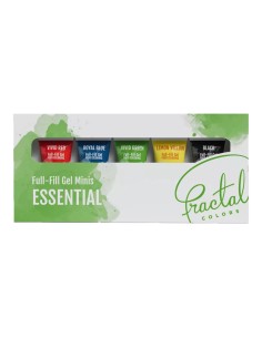 Fractal Colors Eetbare Kleurstof Gel Mini Essentials -5x12g-