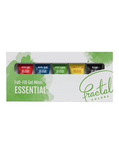 Fractal Colors Eetbare Kleurstof Gel Mini Essentials -5x12g-