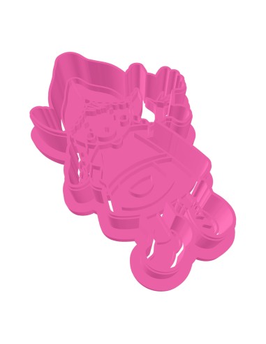 3D Uitsteker op Maat: Boerderij - Boerin met Stempel