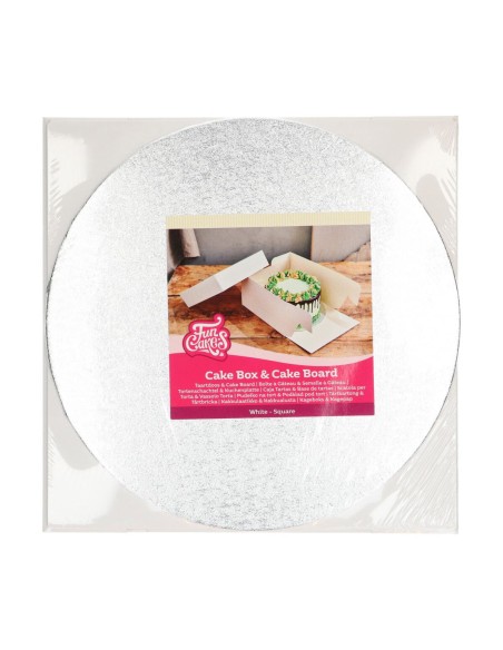 FunCakes Taartdoos & Rond Cake Board -30x30x15cm-