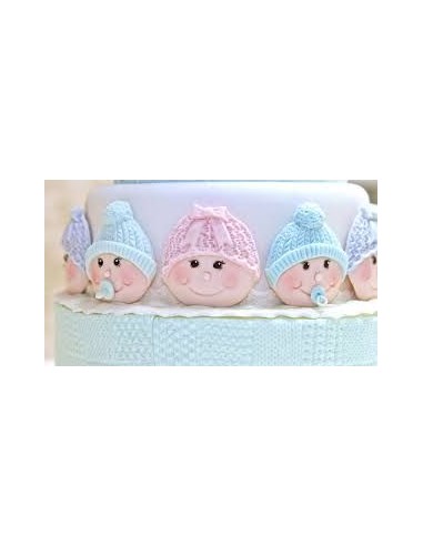 Karen Davies Siliconen Mal Snowman Head Border