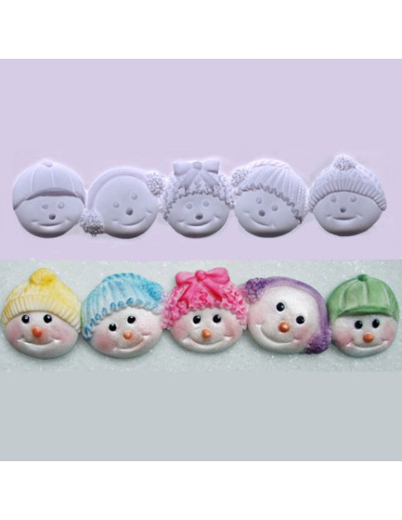 Karen Davies Snowman Head Border