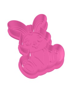 3D Uitsteker op Maat: Schattig Konijn met Stempel 2