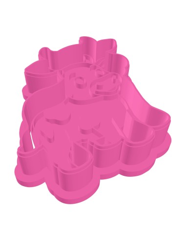 3D Uitsteker op Maat: Koe 1 met Stempel