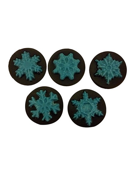 CK Chocolate & Candy Cookie Mold Round (Oreo) Snowflakes
