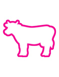 3D Uitsteker op Maat: Koe 2
