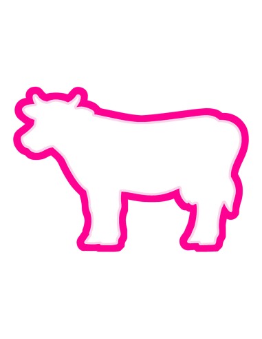 3D Uitsteker op Maat: Koe 2