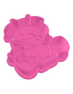 3D Uitsteker op Maat: Schattige Koe met Stempel 2