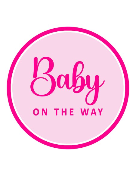 3D Uitsteker op Maat: Baby on the Way 2 met Stempel