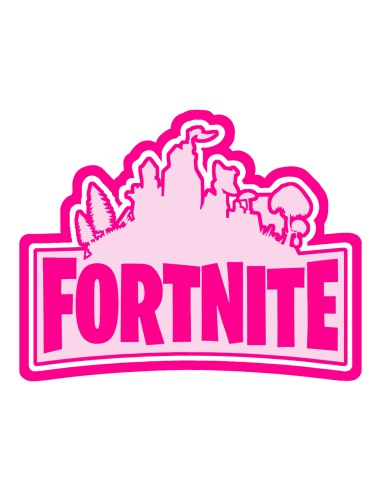3D Uitsteker op Maat: Fortnite Logo met Stempel