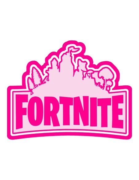 3D Uitsteker op Maat: Fortnite Logo met Stempel