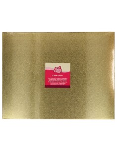 FunCakes Cake Drum Rechthoek -45x35 cm- Goud