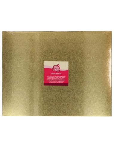 FunCakes Cake Drum Rechthoek -45x35 cm- Goud
