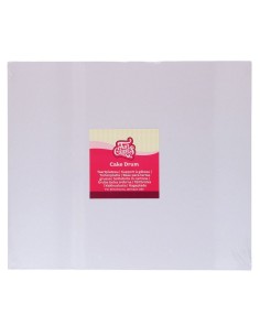 FunCakes Cake Drum Rechthoek -35x30 cm- Wit