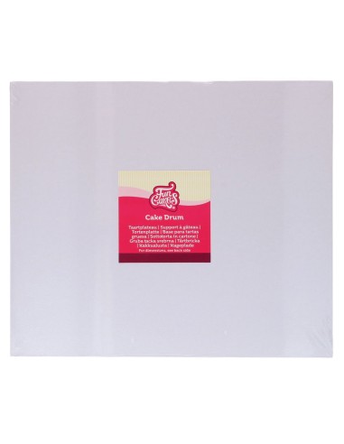 FunCakes Cake Drum Rechthoek -35x30 cm- Wit