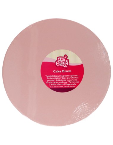 FunCakes Cake Drum Rond -30cm- Pastel Roze