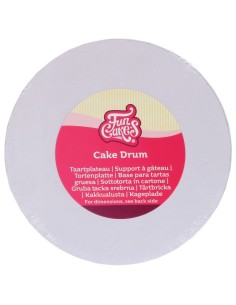 FunCakes Cake Drum Rond -45cm- Wit