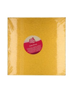 FunCakes Cake Drum Vierkant -25cm- Goud 2