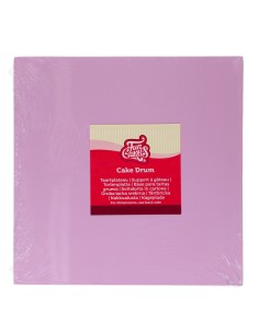 FunCakes Cake Drum Vierkant -25cm- Pastel Paars