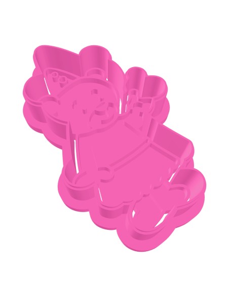 3D Uitsteker op Maat: Clowntje - Beer met Stempel