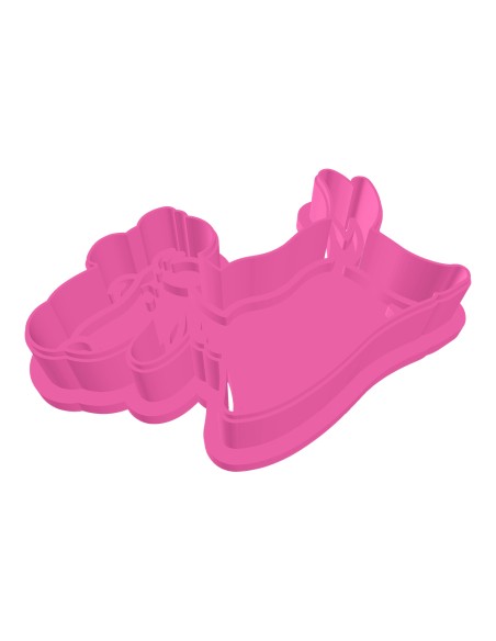 3D Uitsteker op Maat: Clowntje - Hond met Stempel